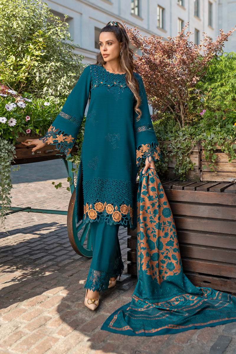 Rangrasiya | Carnation Winter Shawl | Erica - Official Rangrasiya stockist in UK - Sakeena London