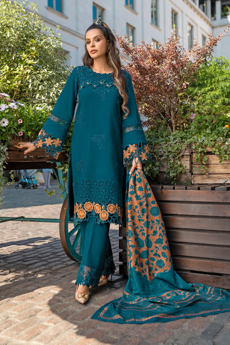 Rangrasiya | Carnation Winter Shawl | Erica - Official Rangrasiya stockist in UK - Sakeena London