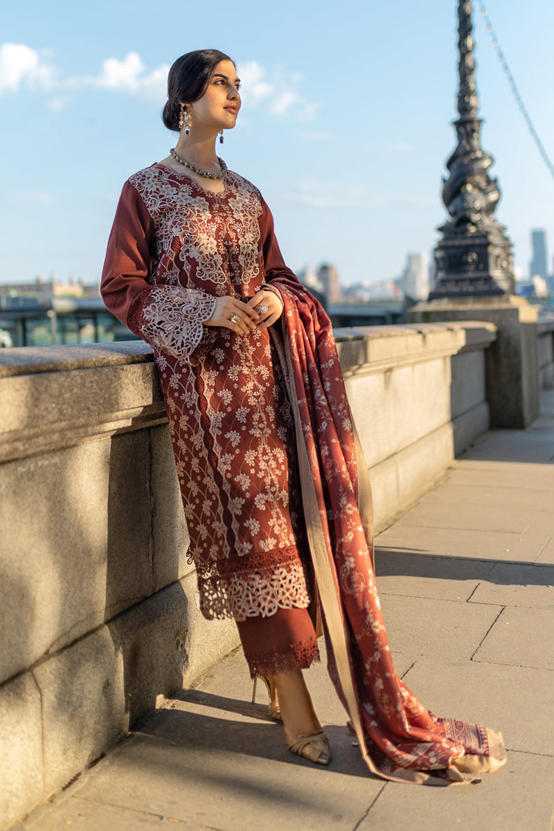 Rangrasiya | Carnation Winter Shawl | Ava - Official Rangrasiya stockist in UK - Sakeena London