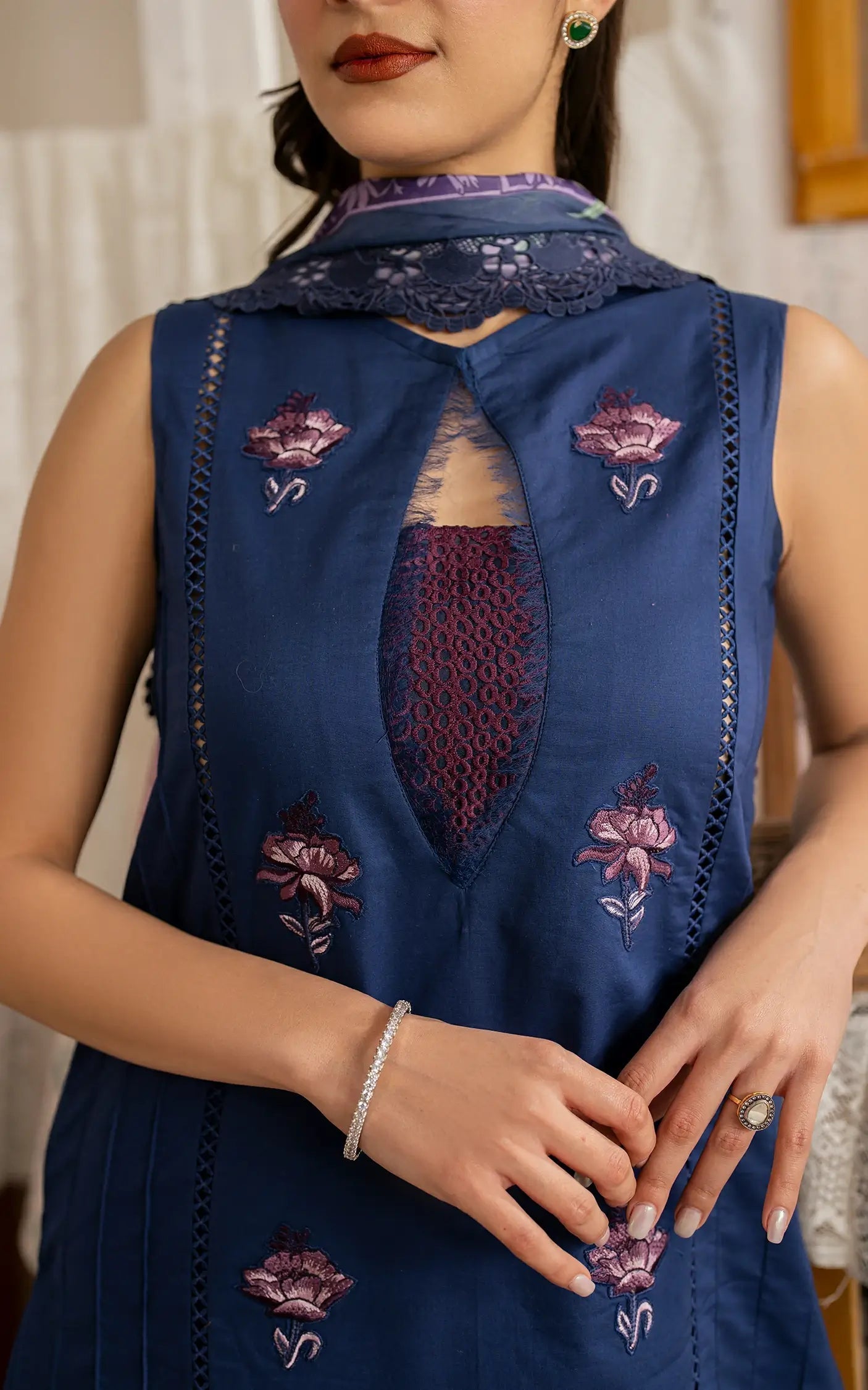 Asifa and Nabeel | Meraki Vintage 25 | Resham (MVL25-18) - Official Asifa and Nabeel stockist in UK - Sakeena London