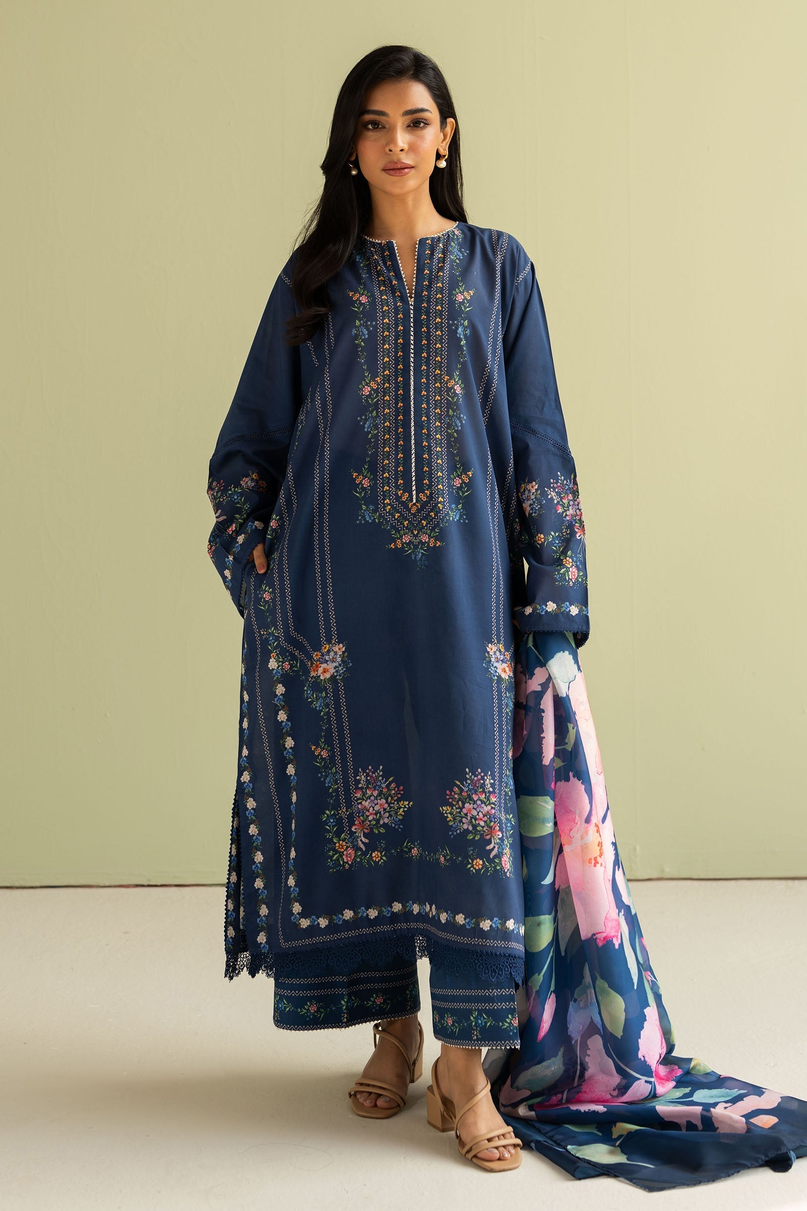 Zara Shahjahan | Coco Prints 25 | Ria-3B - Official Zara Shahjahan stockist in UK - Sakeena London