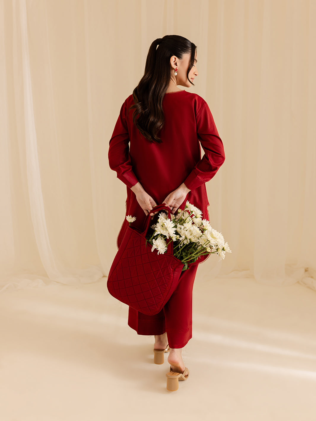 Mahnur | Petal Whispers Lawn Pret | Roselle - Official Mahnur stockist in UK - Sakeena London