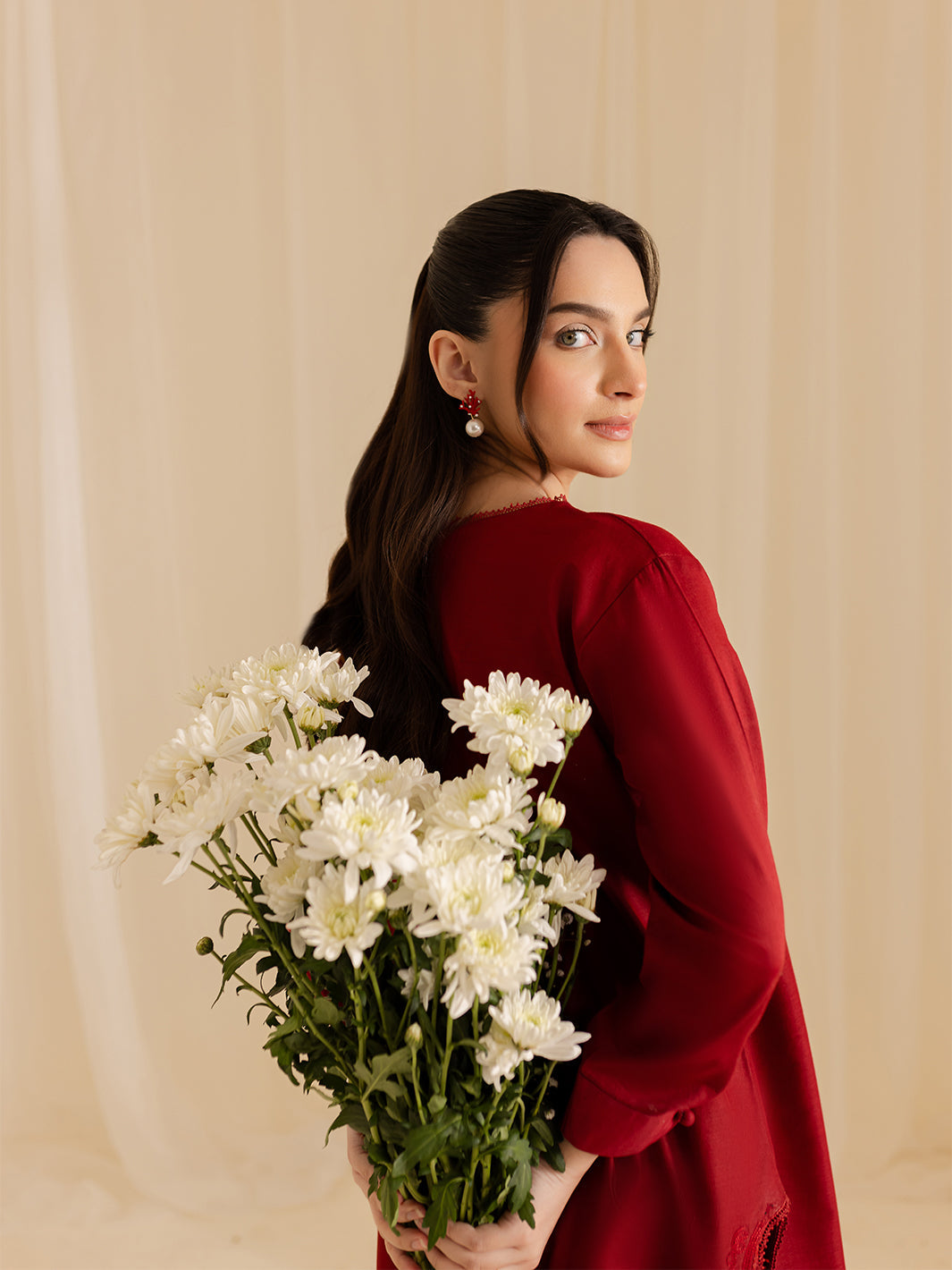 Mahnur | Petal Whispers Lawn Pret | Roselle - Official Mahnur stockist in UK - Sakeena London