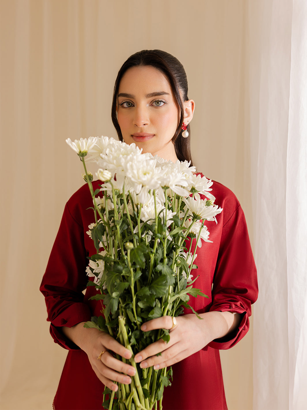 Mahnur | Petal Whispers Lawn Pret | Roselle - Official Mahnur stockist in UK - Sakeena London