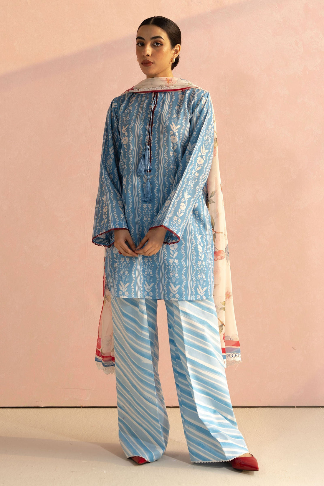 Zara Shahjahan | Coco Prints 25 | Ruby-9B - Official Zara Shahjahan stockist in UK - Sakeena London