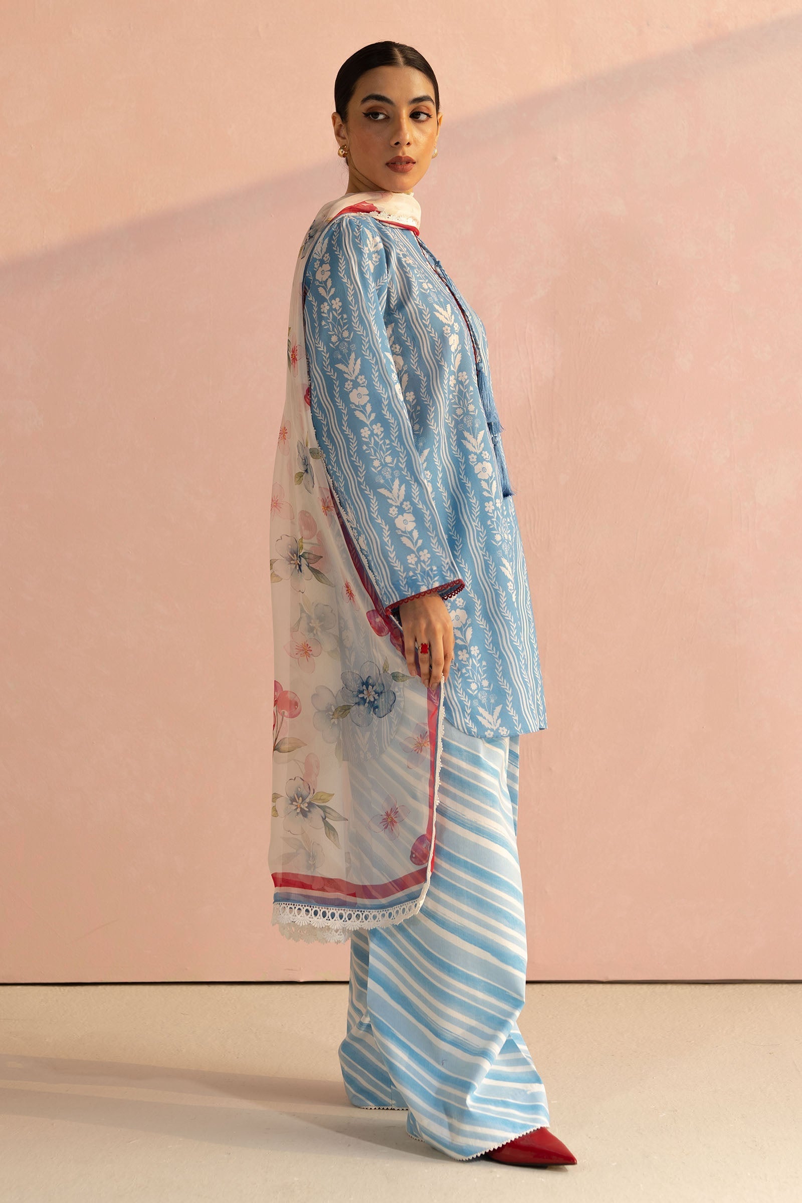 Zara Shahjahan | Coco Prints 25 | Ruby-9B - Official Zara Shahjahan stockist in UK - Sakeena London