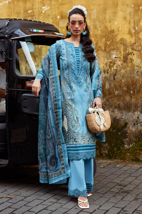 Gulaal | Saffira Lawn 25 | Inayah - Official Gulaal stockist in UK - Sakeena London