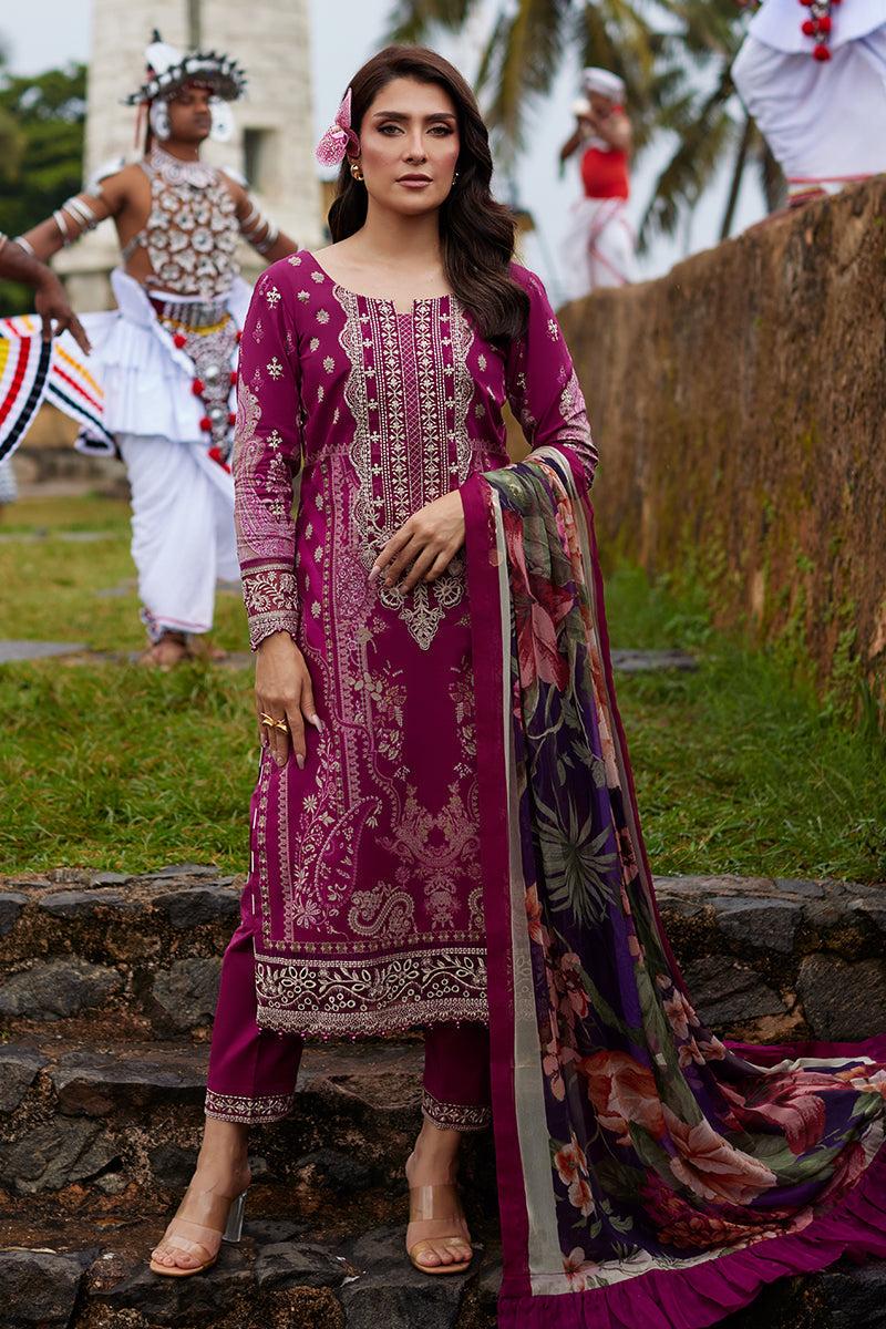 Gulaal | Saffira Lawn 25 | Aria - Official Gulaal stockist in UK - Sakeena London