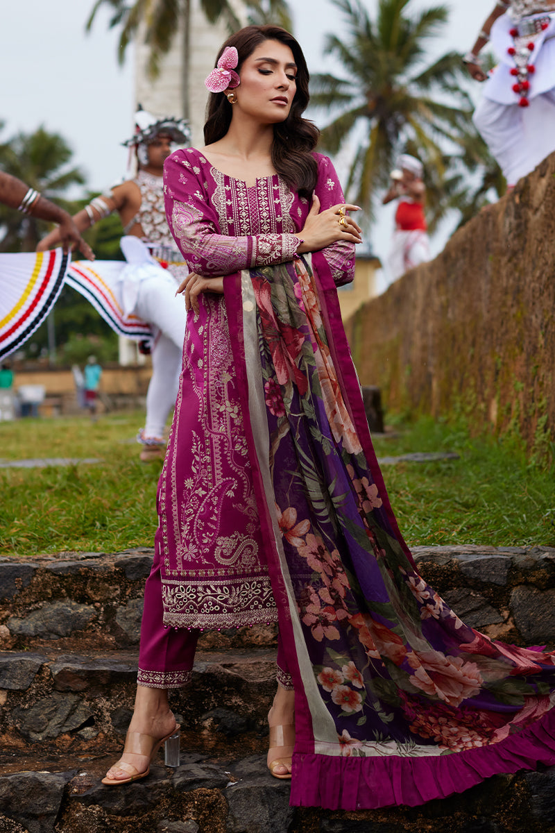 Gulaal | Saffira Lawn 25 | Aria - Official Gulaal stockist in UK - Sakeena London