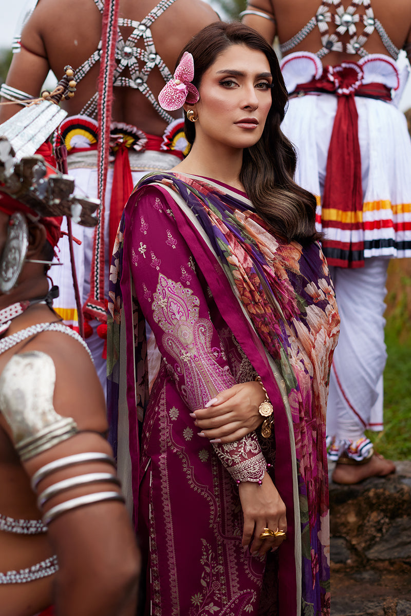 Gulaal | Saffira Lawn 25 | Aria - Official Gulaal stockist in UK - Sakeena London