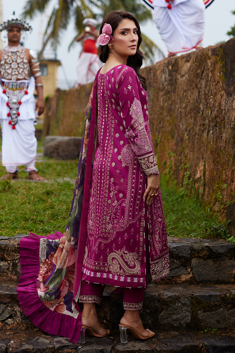 Gulaal | Saffira Lawn 25 | Aria - Official Gulaal stockist in UK - Sakeena London