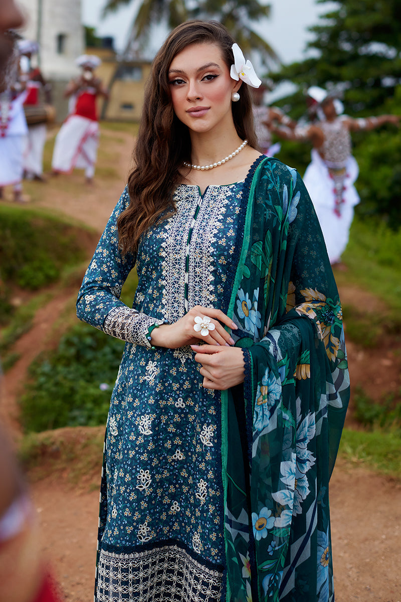 Gulaal | Saffira Lawn 25 | Chloe - Official Gulaal stockist in UK - Sakeena London