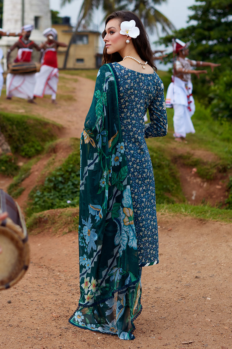 Gulaal | Saffira Lawn 25 | Chloe - Official Gulaal stockist in UK - Sakeena London