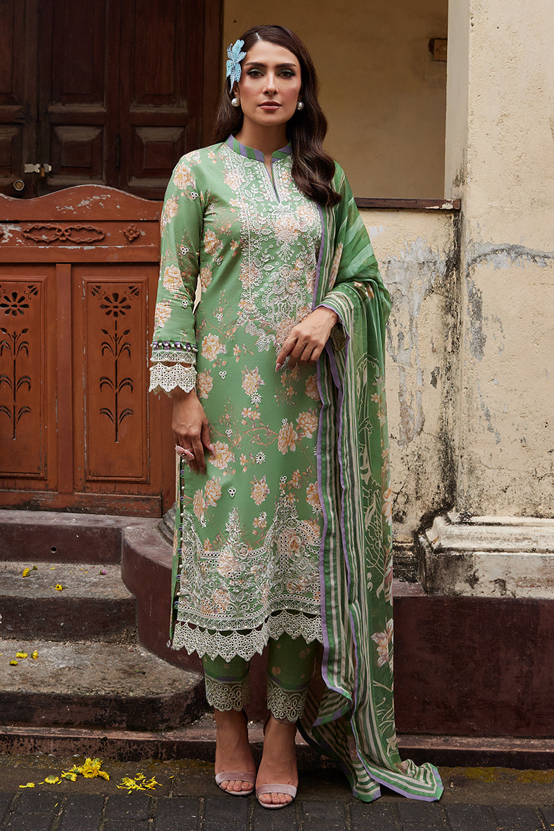 Gulaal | Saffira Lawn 25 | Nora - Official Gulaal stockist in UK - Sakeena London