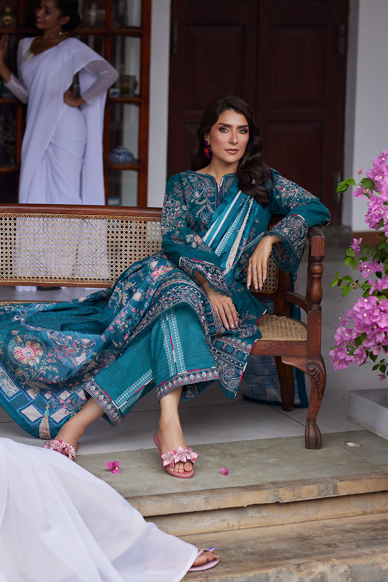Gulaal | Saffira Lawn 25 | Camila - Official Gulaal stockist in UK - Sakeena London