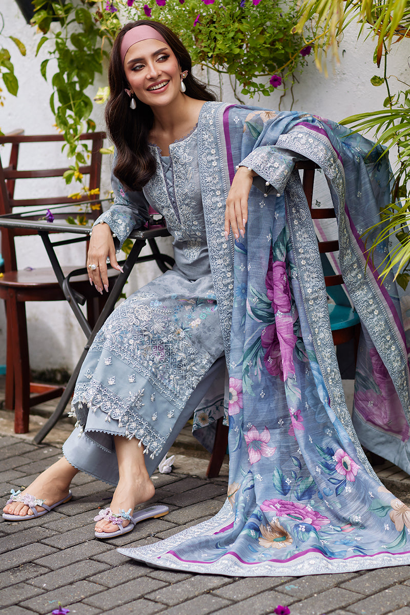 Gulaal | Saffira Lawn 25 | Carla - Official Gulaal stockist in UK - Sakeena London