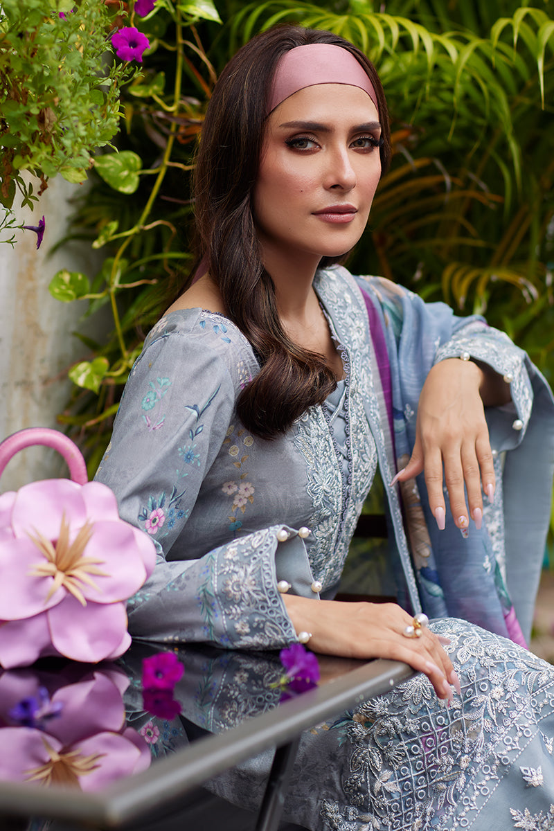 Gulaal | Saffira Lawn 25 | Carla - Official Gulaal stockist in UK - Sakeena London