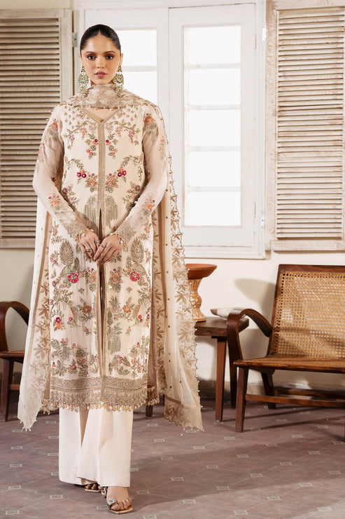 Imrozia Premium | Muse Luxury Chiffon 24 | S-1081 Perle - Official Imrozia Premium stockist in UK - Sakeena London
