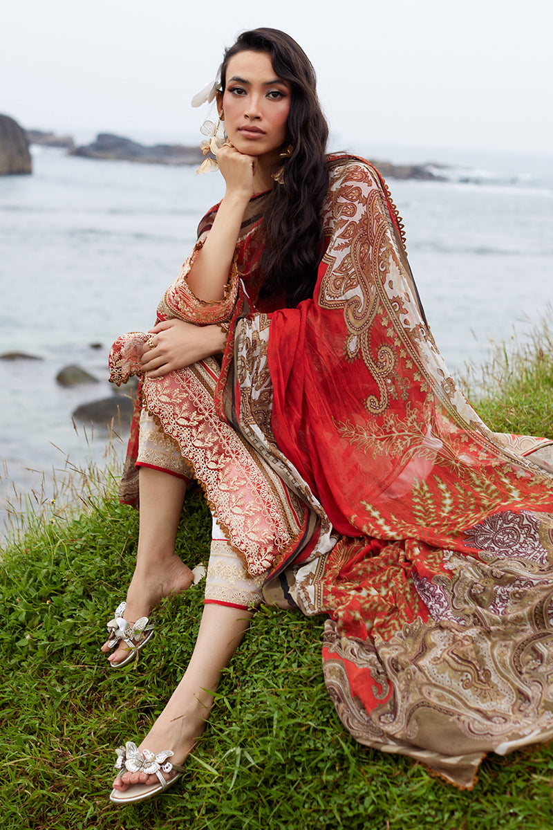 Gulaal | Saffira Lawn 25 | Zhuri - Official Gulaal stockist in UK - Sakeena London