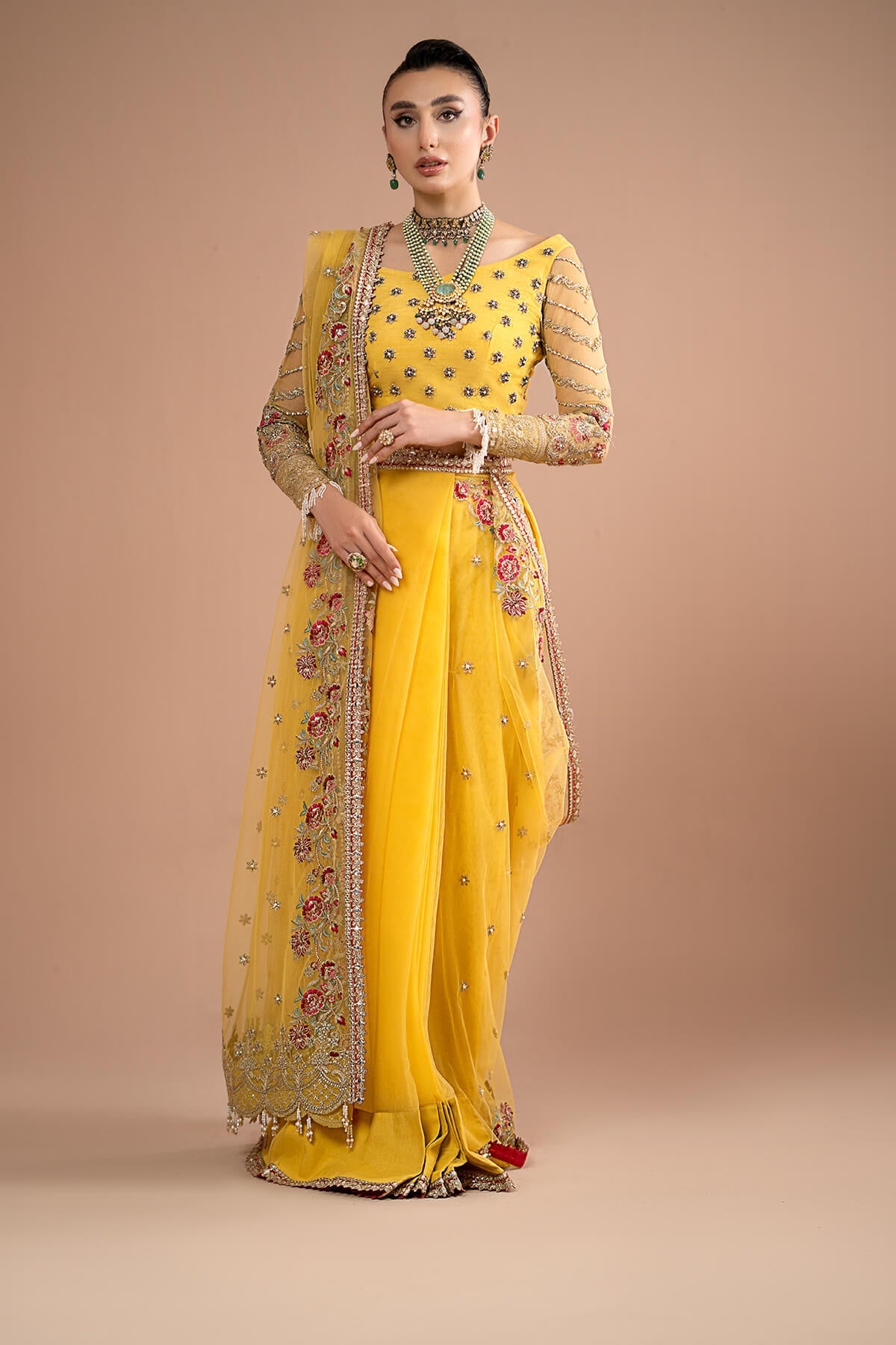Imrozia Premium | Lumiere Luxury Sarees | 02 Lustrous Gold - Official Imrozia Premium stockist in UK - Sakeena London