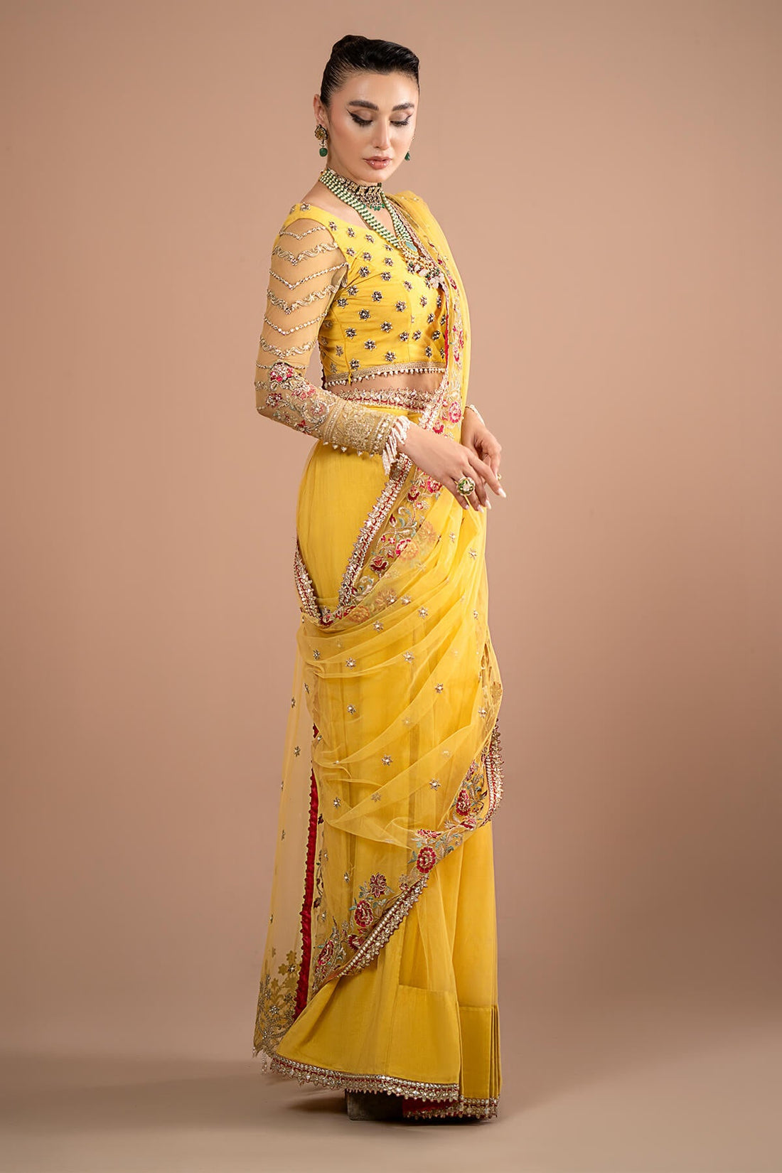 Imrozia Premium | Lumiere Luxury Sarees | 02 Lustrous Gold - Official Imrozia Premium stockist in UK - Sakeena London