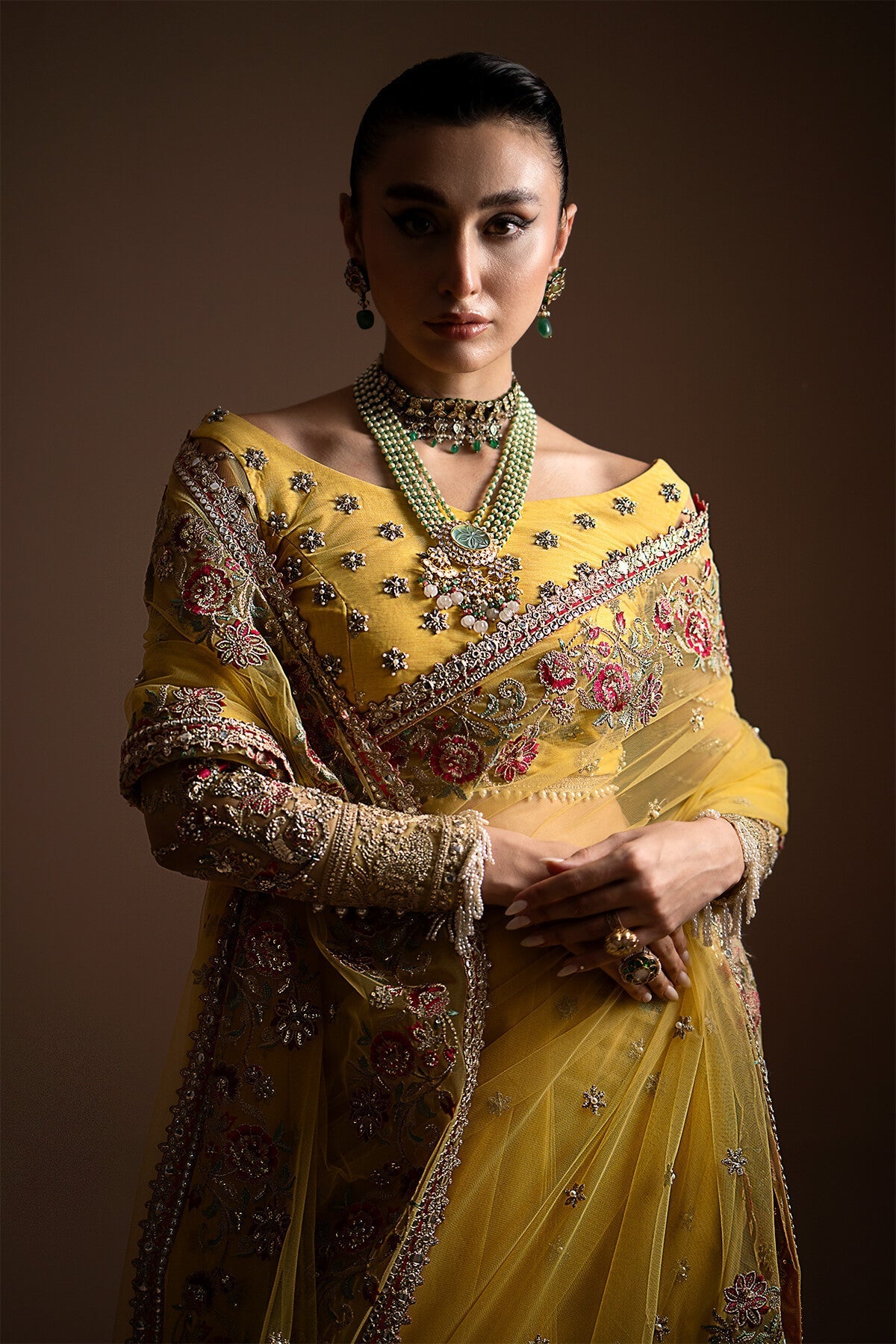 Imrozia Premium | Lumiere Luxury Sarees | 02 Lustrous Gold - Official Imrozia Premium stockist in UK - Sakeena London