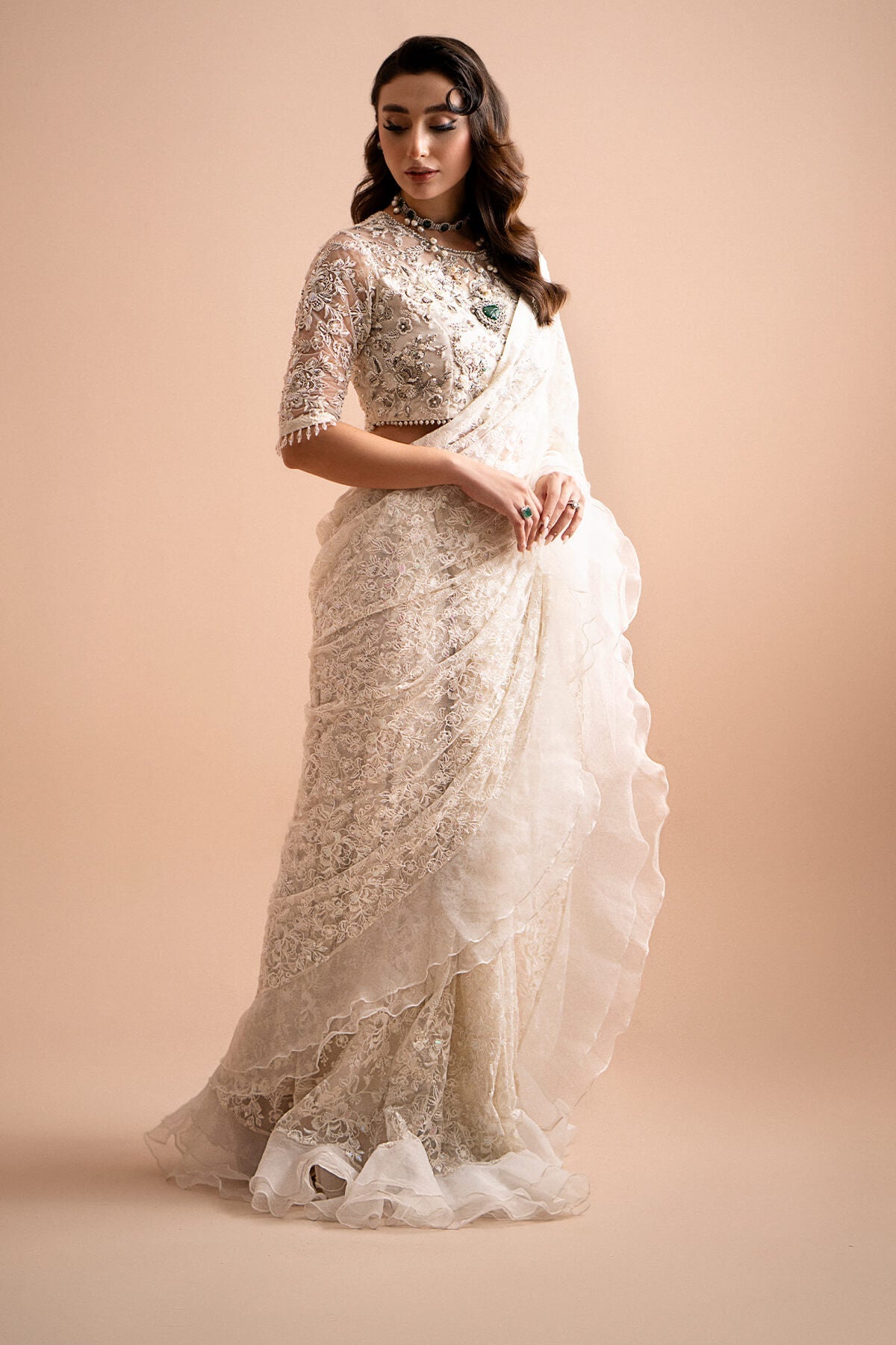 Imrozia Premium | Lumiere Luxury Sarees | 04 Dream - Official Imrozia Premium stockist in UK - Sakeena London