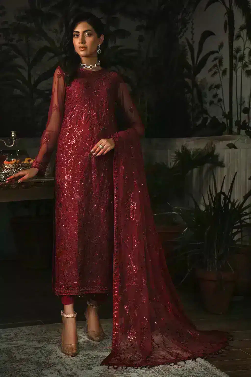Zarif | LA ROSELLA Formals | ZLR 01 MARLENE - Official Zarif stockist in UK - Sakeena London