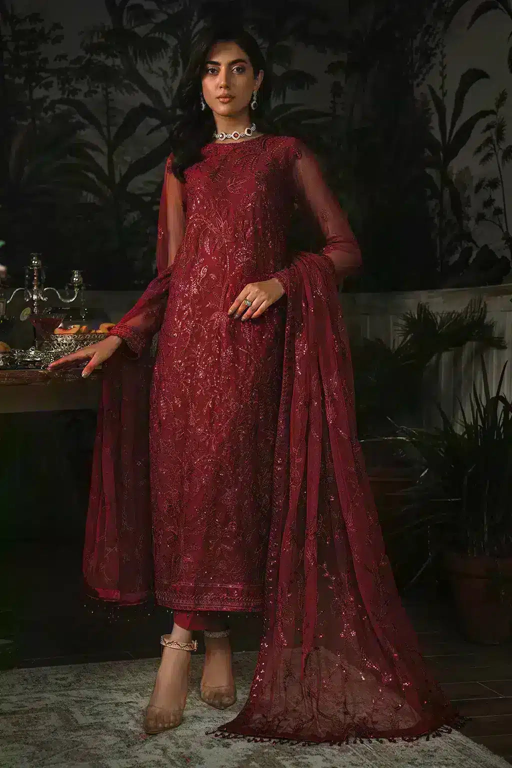 Zarif | LA ROSELLA Formals | ZLR 01 MARLENE - Official Zarif stockist in UK - Sakeena London