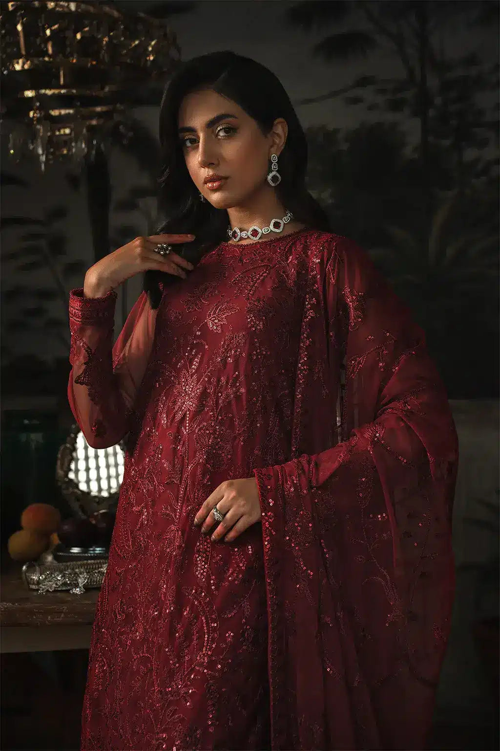 Zarif | LA ROSELLA Formals | ZLR 01 MARLENE - Official Zarif stockist in UK - Sakeena London