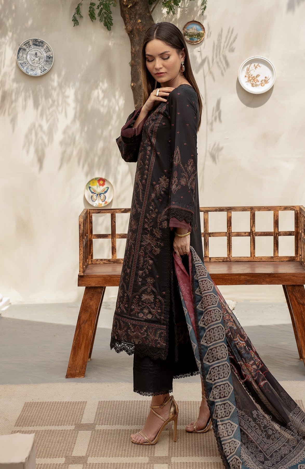 Zarif | Festive Lawn | ZFL 03 JEMIMA - Official Zarif stockist in UK - Sakeena London