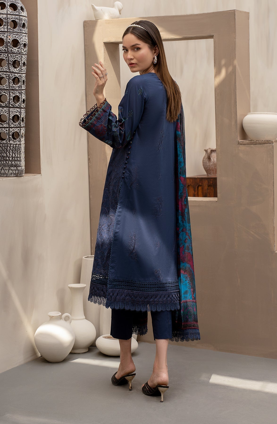 Zarif | Festive Lawn | ZFL 08 SEEMAL - Official Zarif stockist in UK - Sakeena London