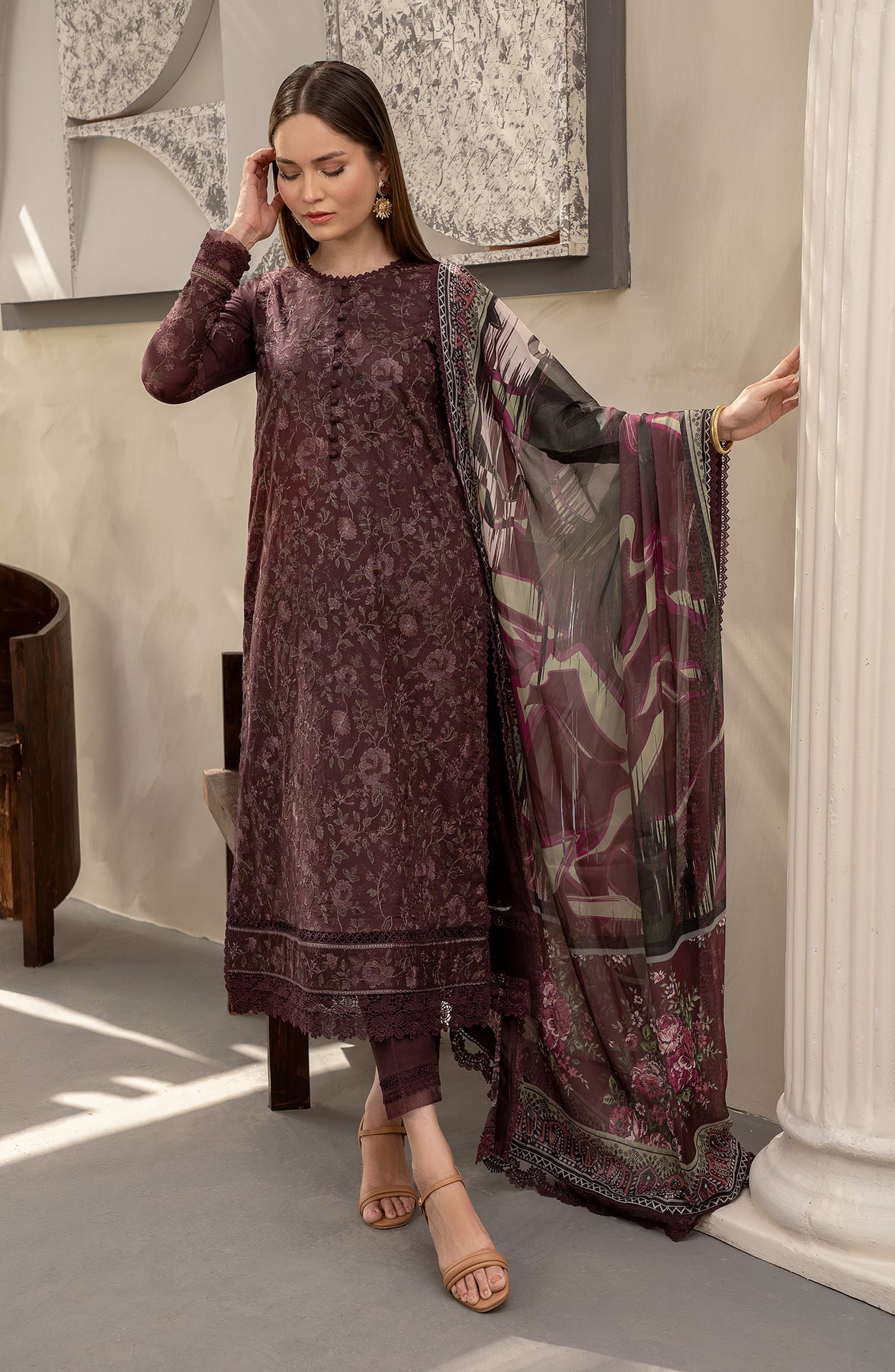Zarif | Festive Lawn | ZFL 05 MIRAAL - Official Zarif stockist in UK - Sakeena London