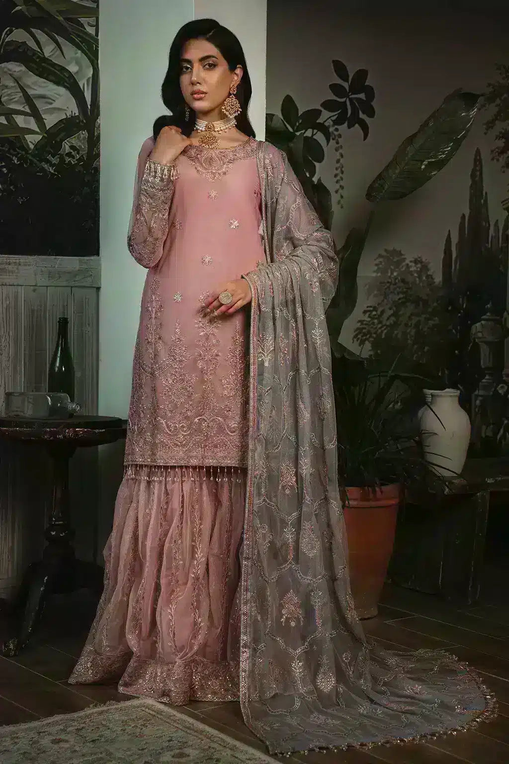 Zarif | LA ROSELLA Formals | ZLR 03 BLOOM - Official Zarif stockist in UK - Sakeena London