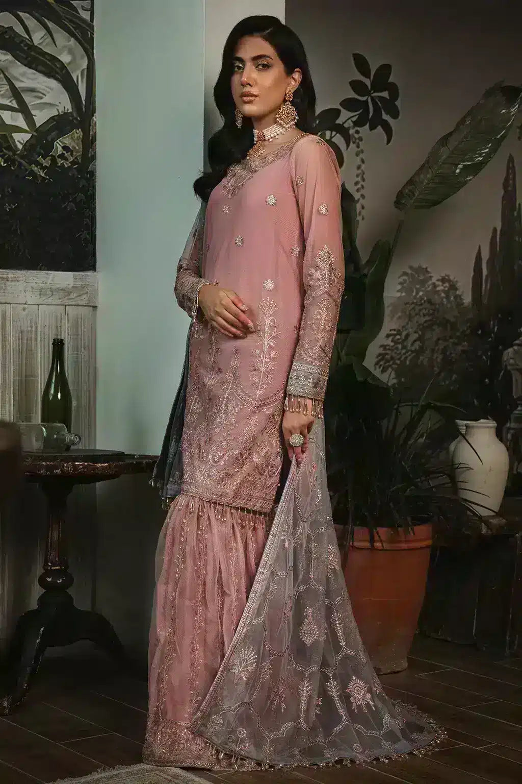 Zarif | LA ROSELLA Formals | ZLR 03 BLOOM - Official Zarif stockist in UK - Sakeena London