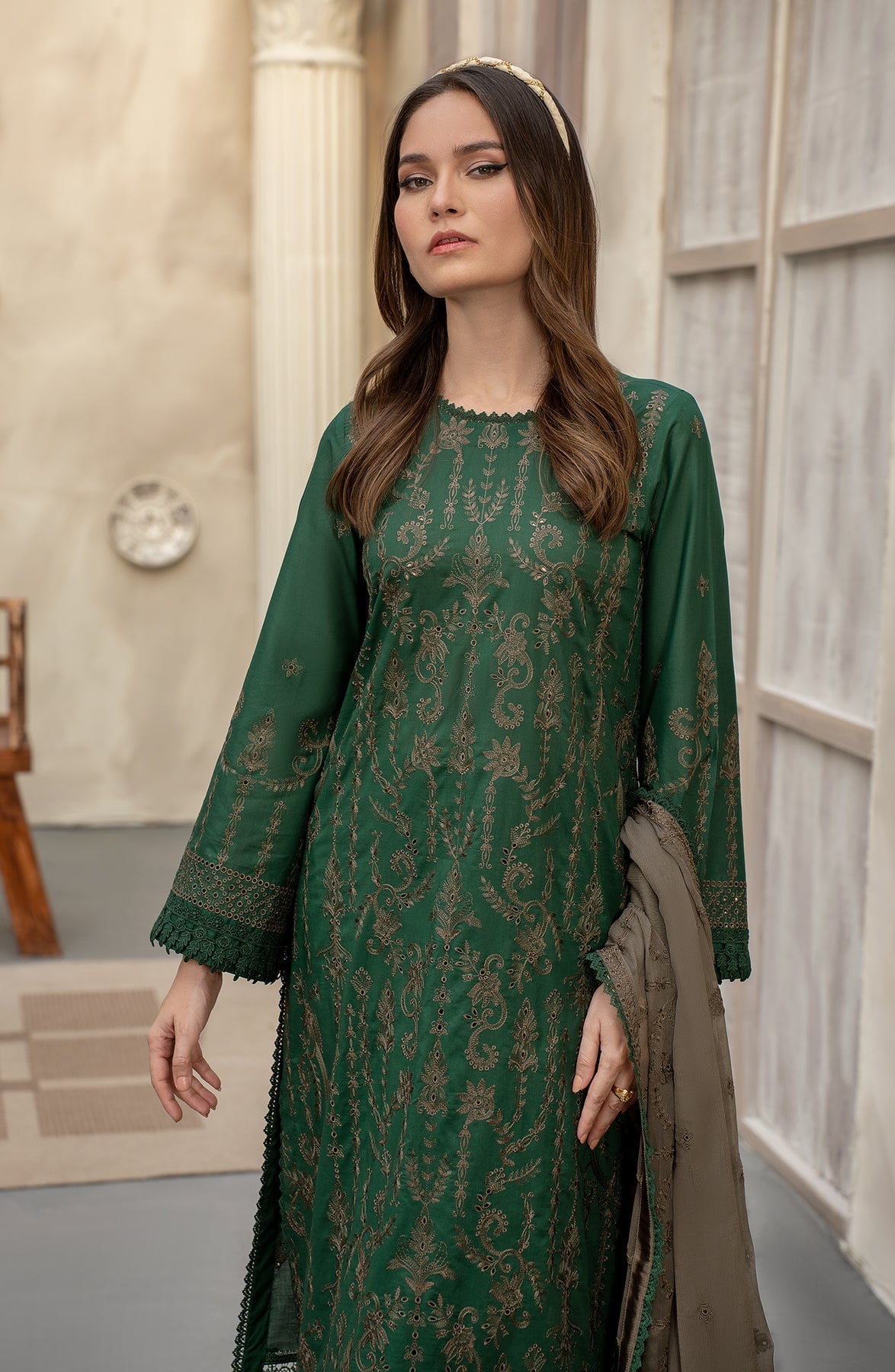 Zarif | Festive Lawn | ZFL 06 LIVIA - Official Zarif stockist in UK - Sakeena London
