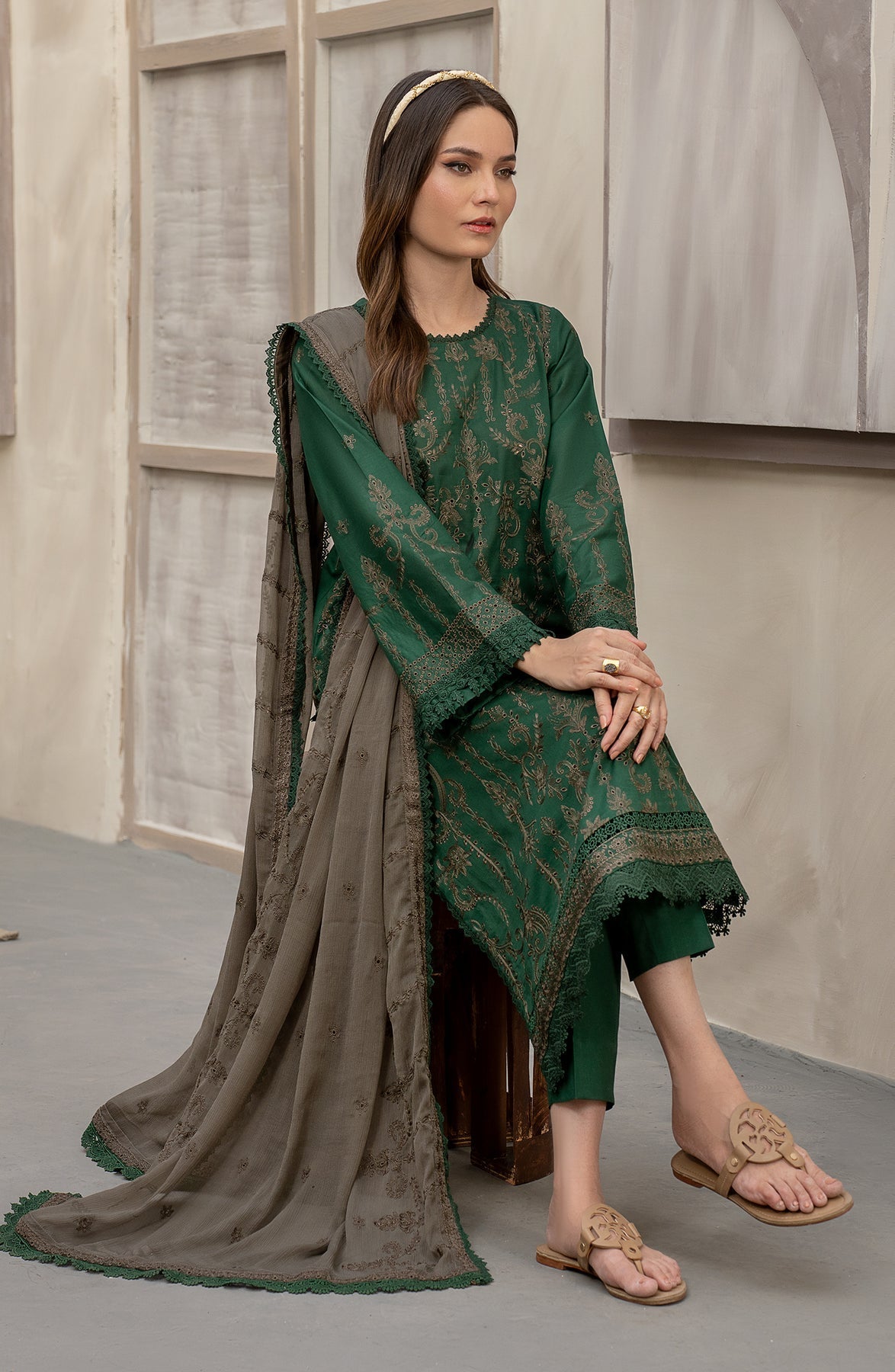 Zarif | Festive Lawn | ZFL 06 LIVIA - Official Zarif stockist in UK - Sakeena London