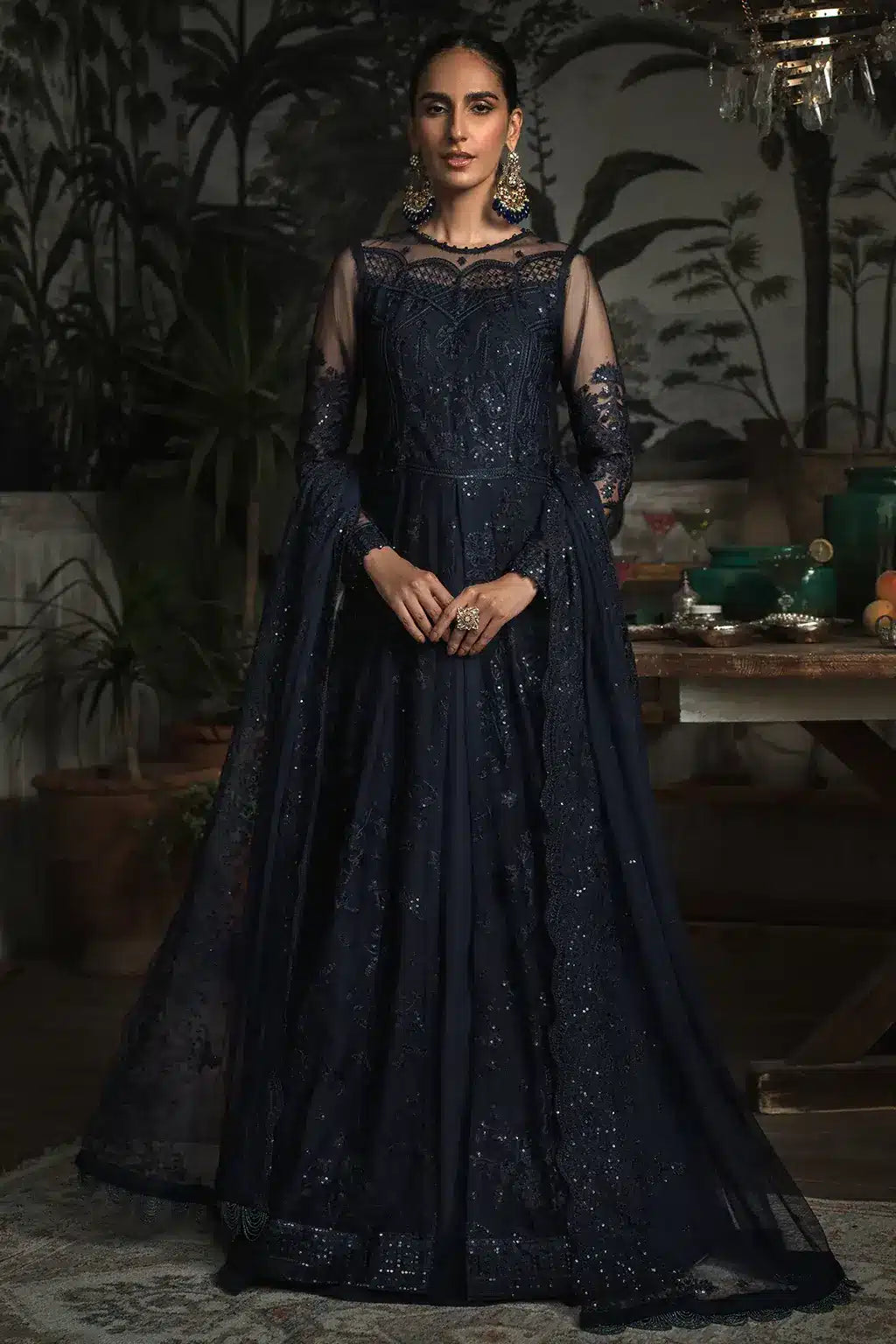 Zarif | LA ROSELLA Formals | ZLR 08 STARRY - Official Zarif stockist in UK - Sakeena London