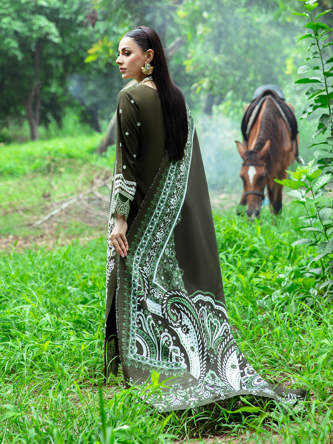 Mahnur | Hazel Winter 24 | SAGE - Official Mahnur stockist in UK - Sakeena London