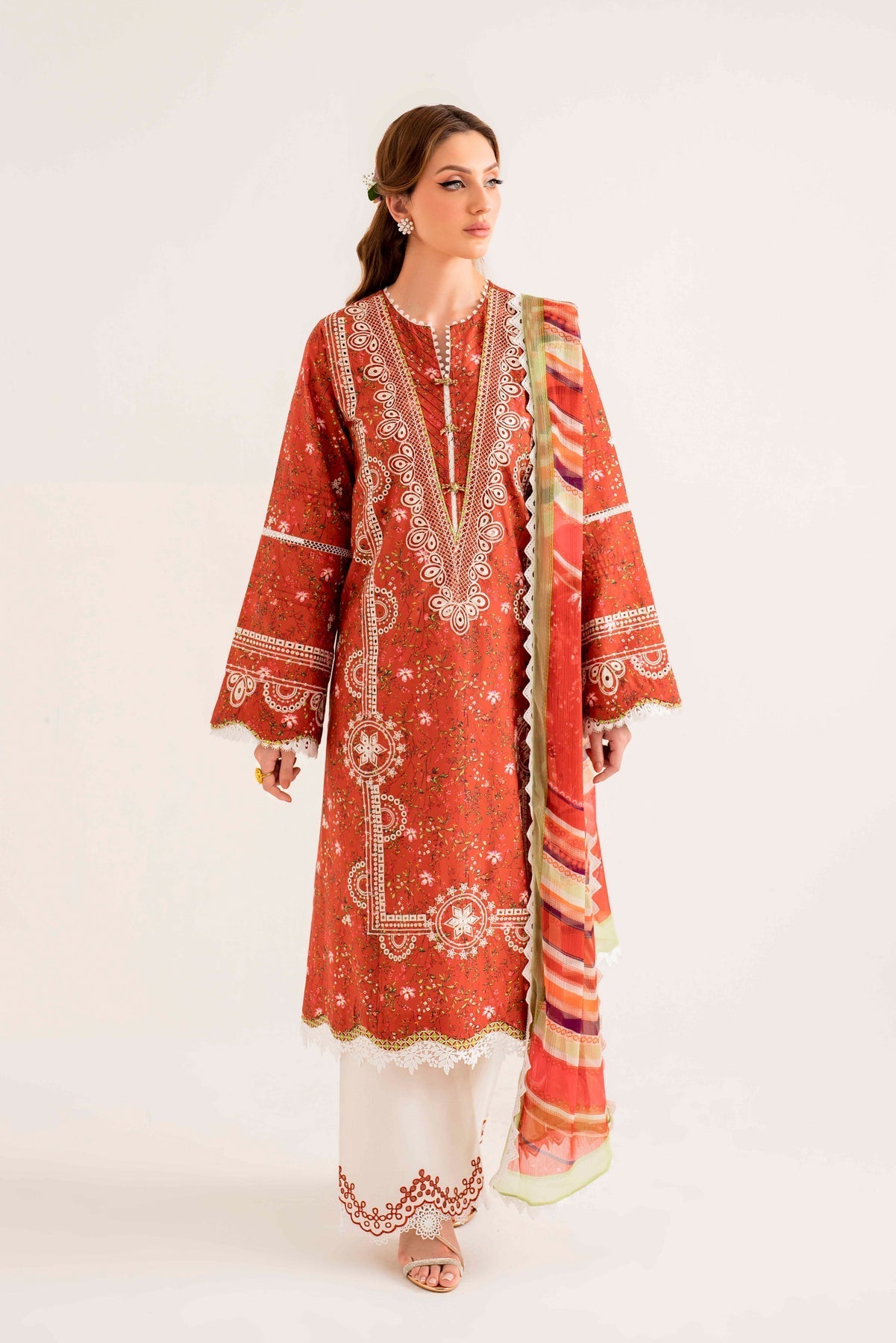 Sable Vogue | Lila Summer Lawn 24 | SAL-01-24 - Official Sable Vogue stockist in UK - Sakeena London