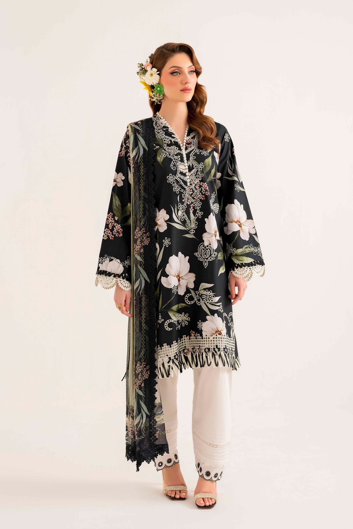 Sable Vogue | Lila Summer Lawn 24 | SAL-03-24 - Official Sable Vogue stockist in UK - Sakeena London