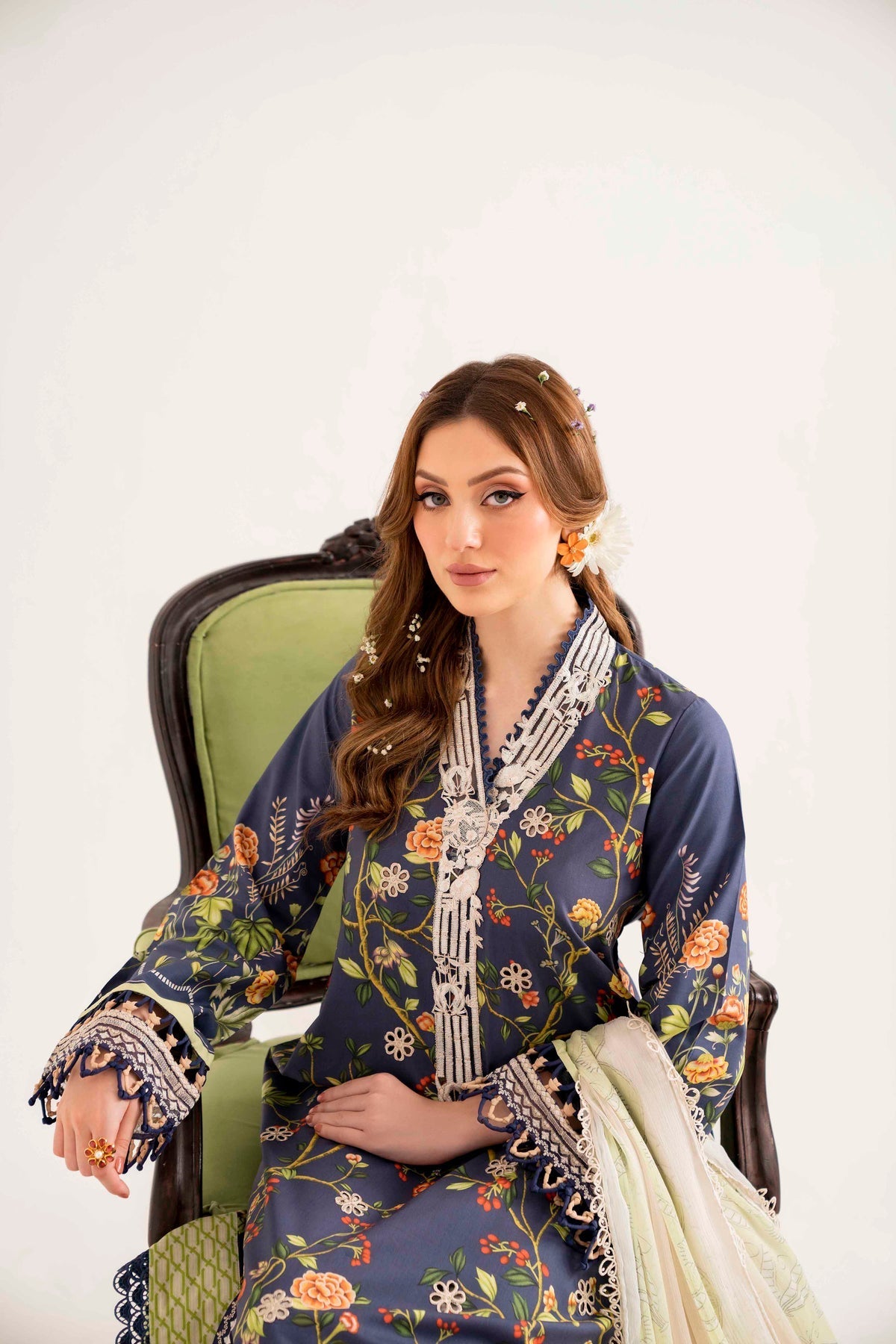 Sable Vogue | Lila Summer Lawn 24 | SAL-06-24 - Official Sable Vogue stockist in UK - Sakeena London