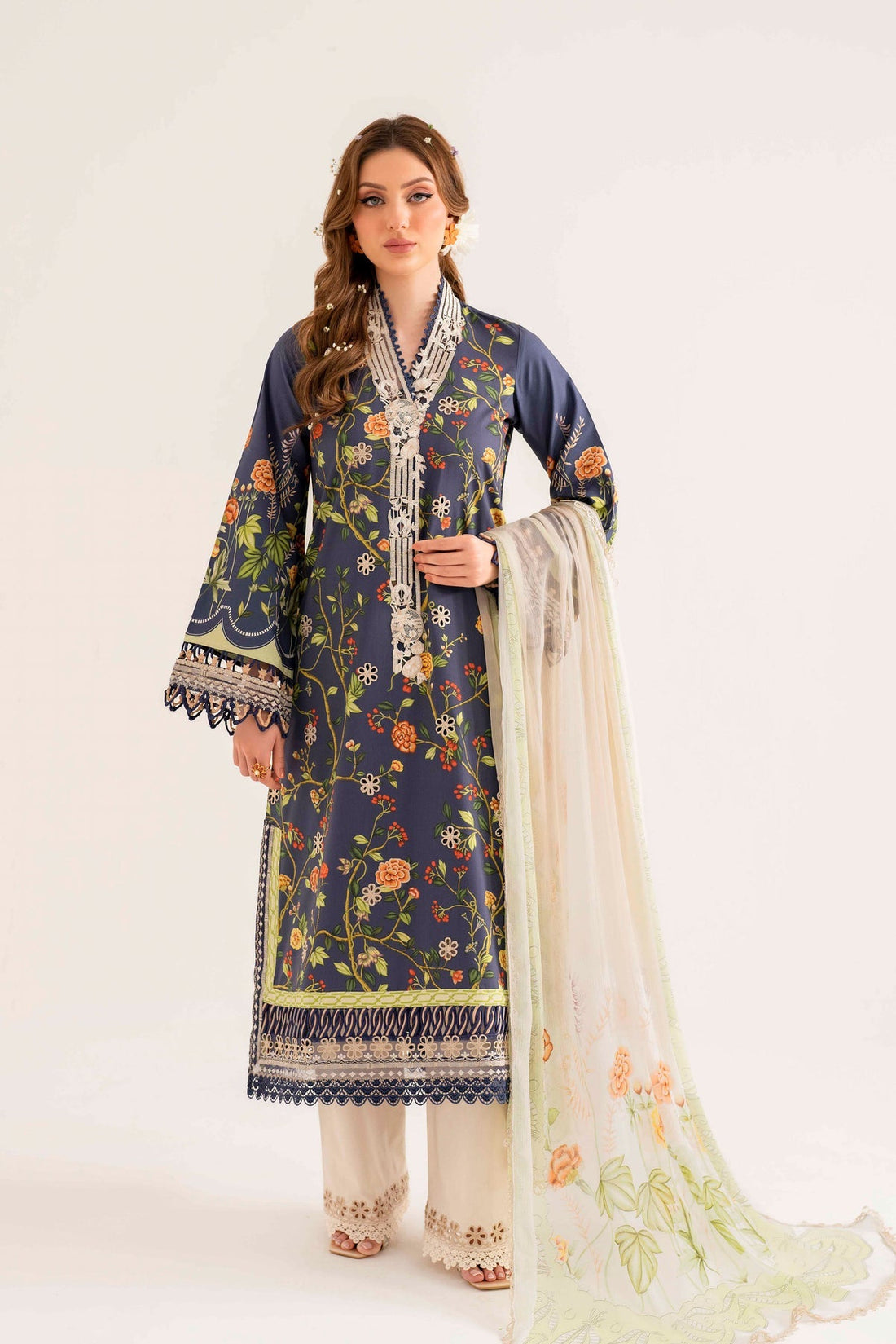 Sable Vogue | Lila Summer Lawn 24 | SAL-06-24 - Official Sable Vogue stockist in UK - Sakeena London