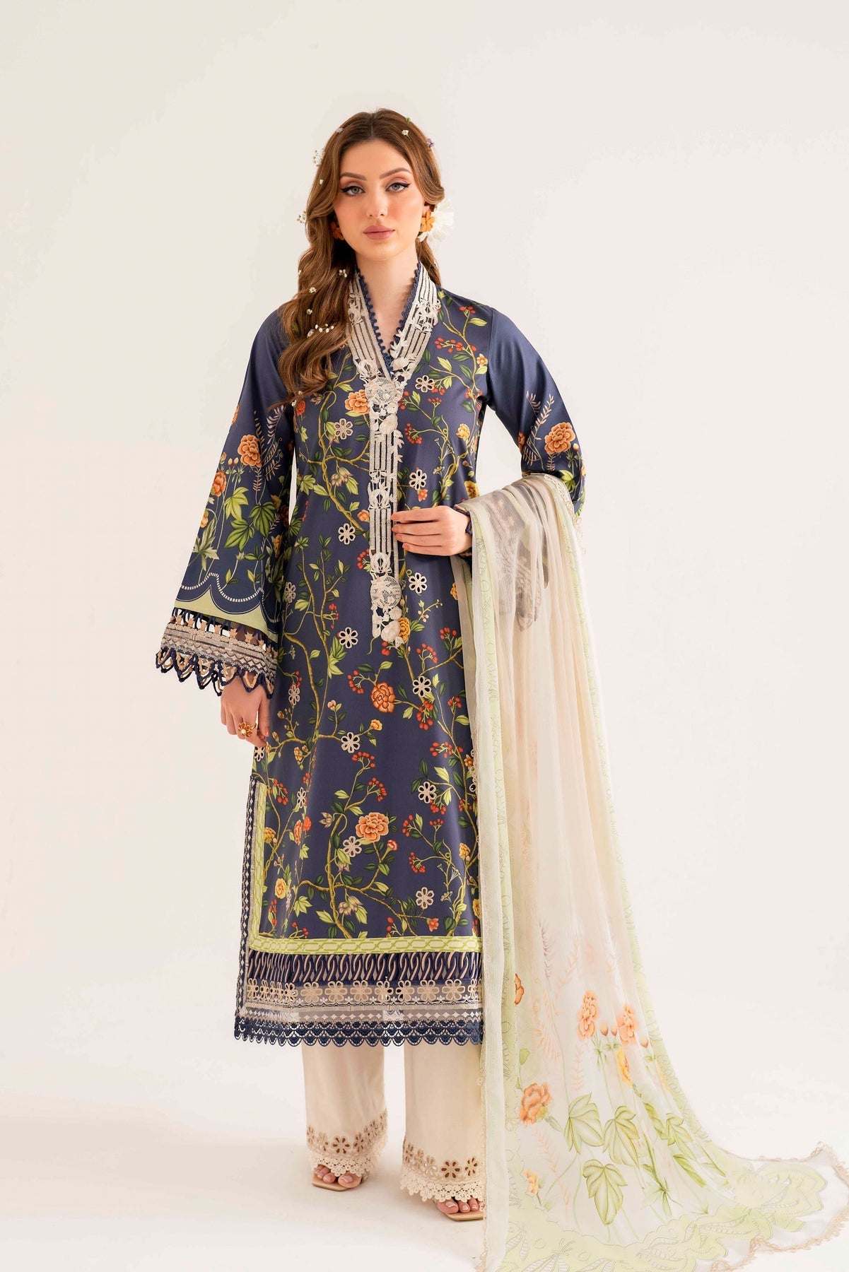 Sable Vogue | Lila Summer Lawn 24 | SAL-06-24 - Official Sable Vogue stockist in UK - Sakeena London