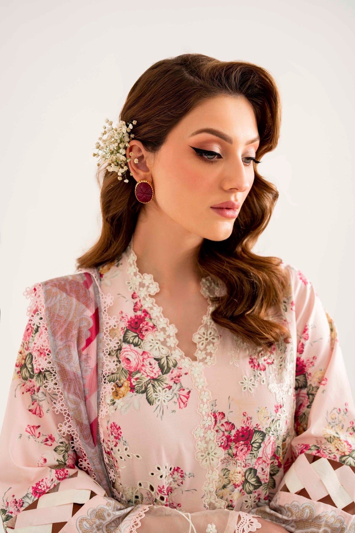 Sable Vogue | Lila Summer Lawn 24 | SAL-07-24 - Official Sable Vogue stockist in UK - Sakeena London