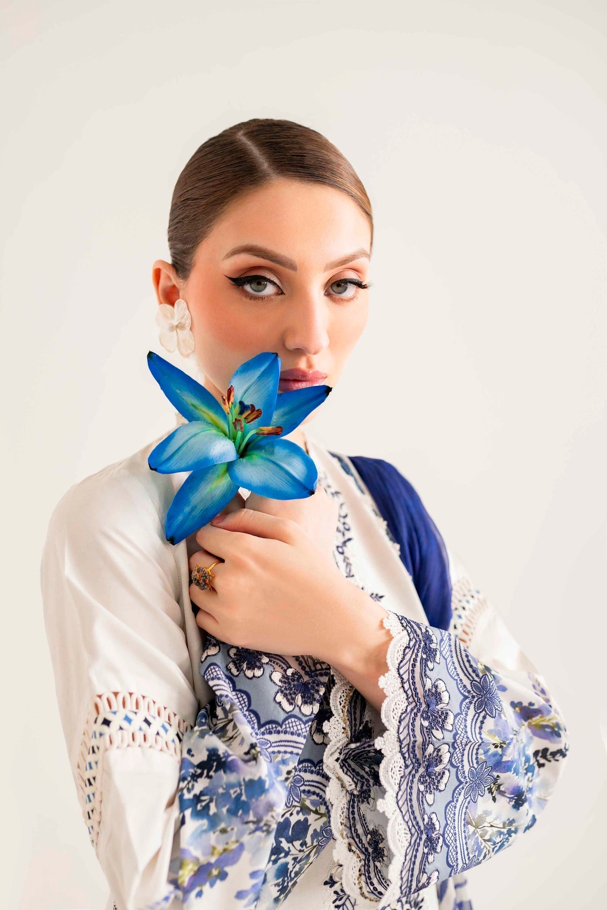 Sable Vogue | Lila Summer Lawn 24 | SAL-08-24 - Official Sable Vogue stockist in UK - Sakeena London