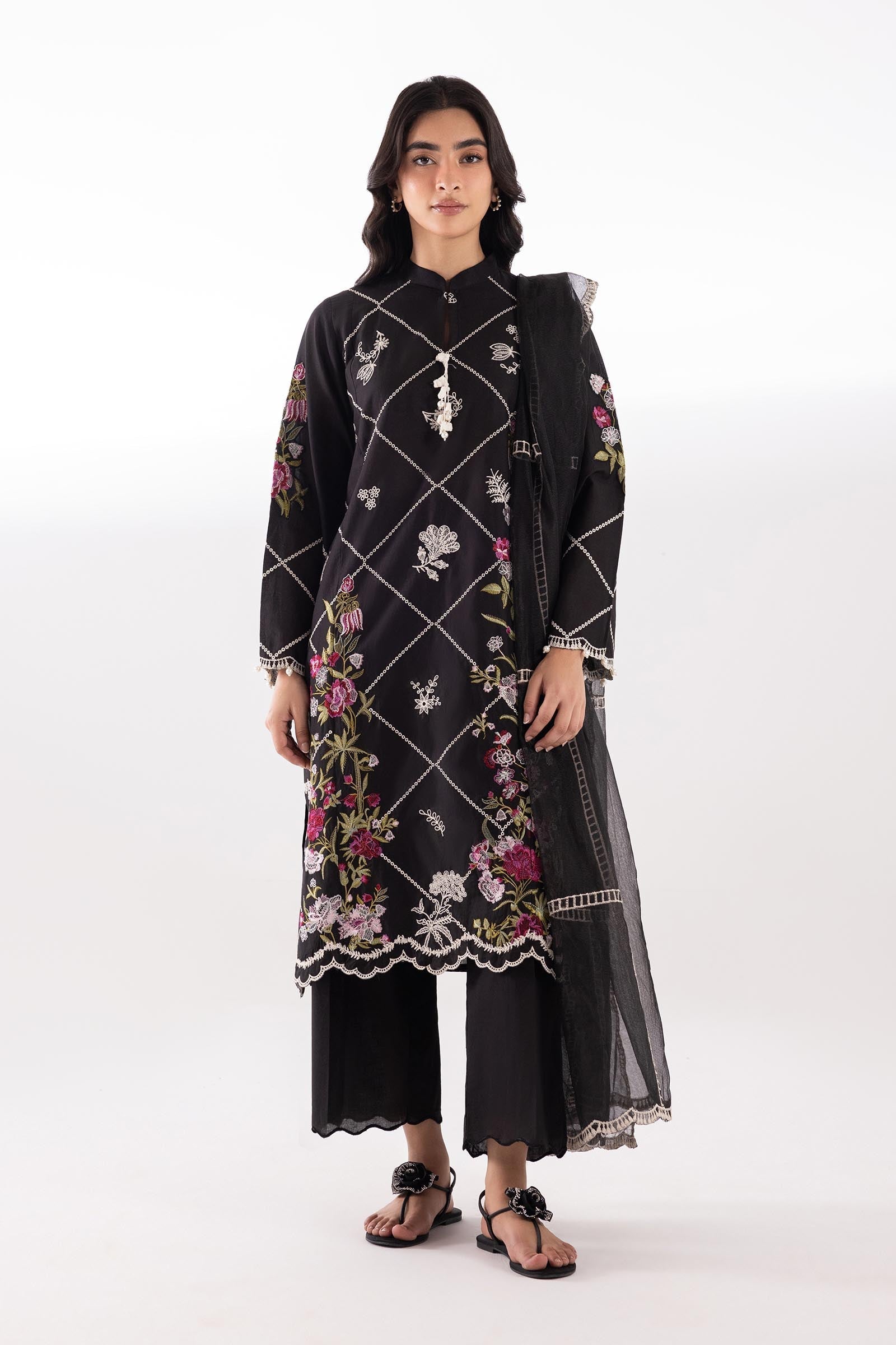 Sana Safinaz | Luxury Pret | Muzlin Lawn Suit SC26MUZ219AP3