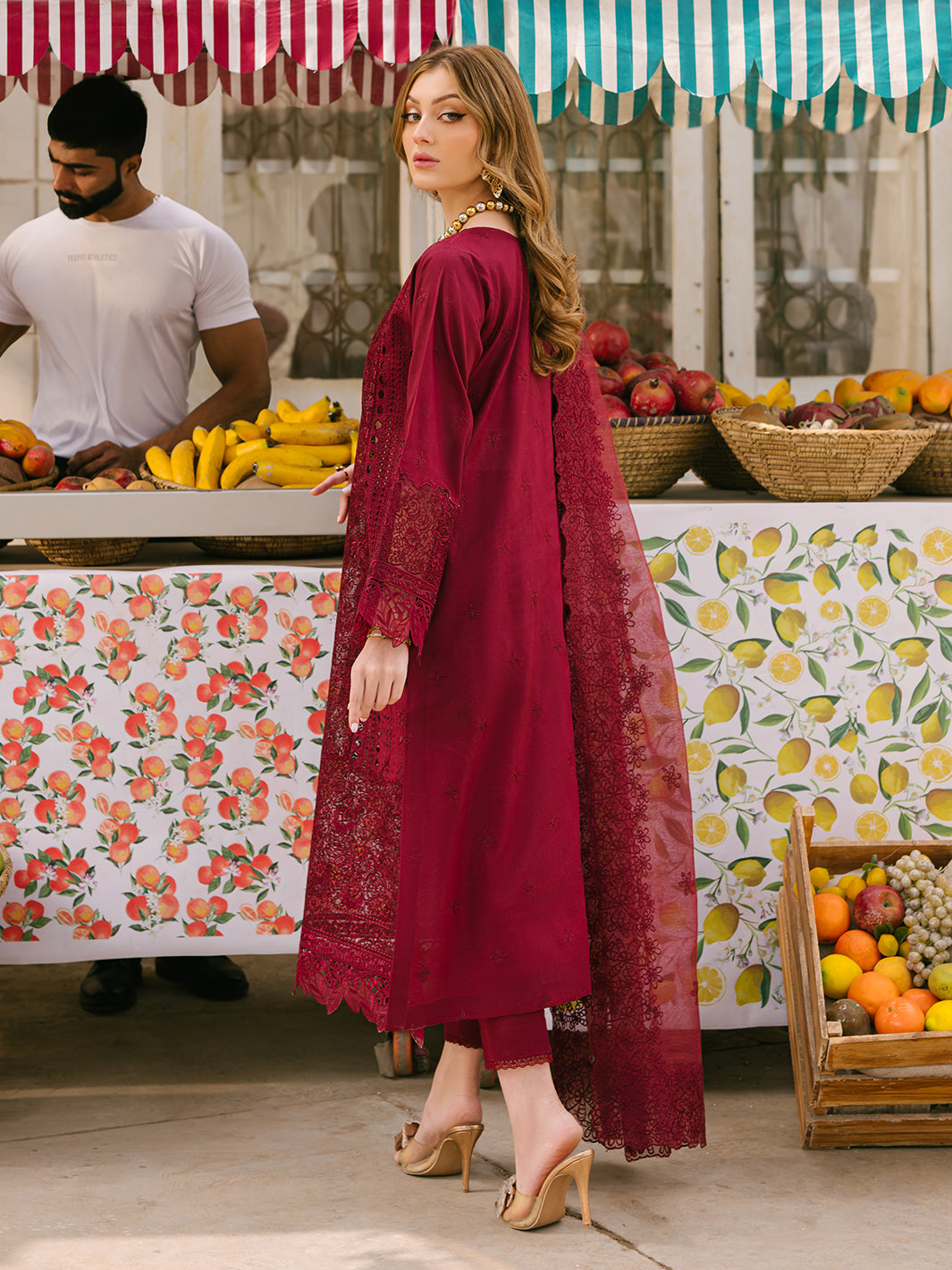 Mahnur | Mahrukh Eid Edit 24 | SCARLET DREAM - Official Mahnur stockist in UK - Sakeena London