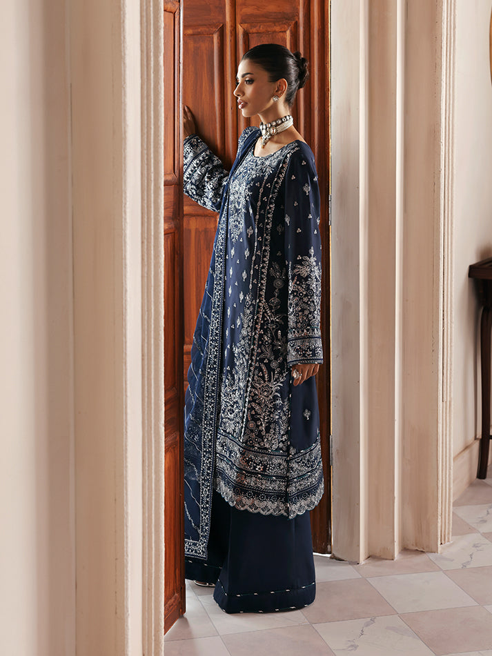 Gulaal | Serica Raw Silk | Saphira - Official Gulaal stockist in UK - Sakeena London