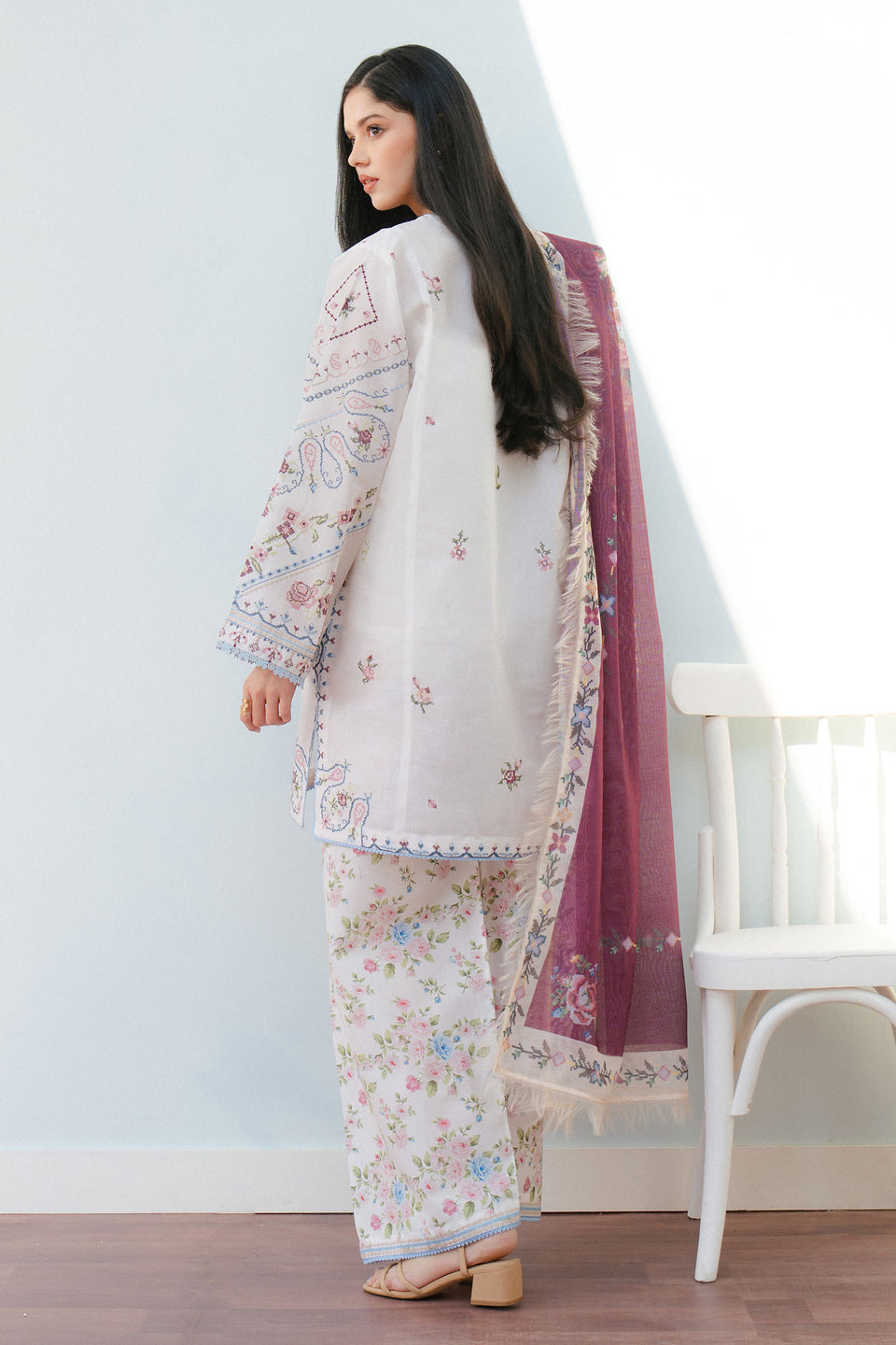 Zara Shahjahan | Coco Lawn 25 | SERENE-2B - Official Zara Shahjahan stockist in UK - Sakeena London